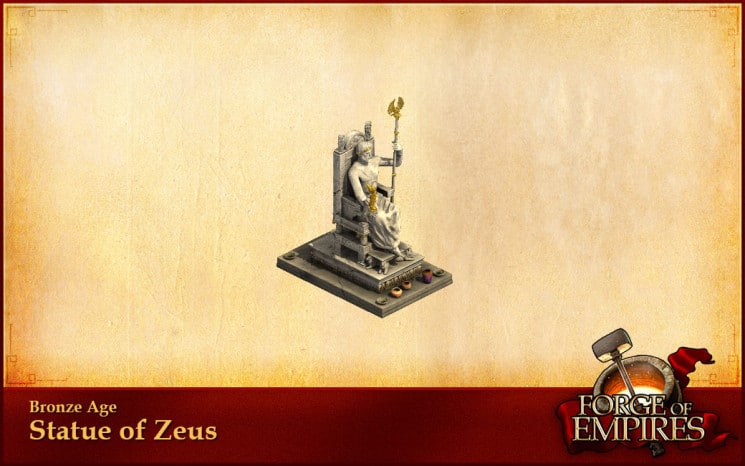 Forge of Empires standbeeld zeus