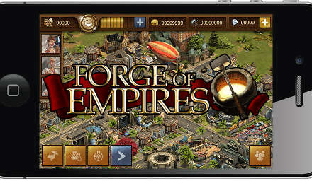 De Forge of Empires app voor mobiele telefoons