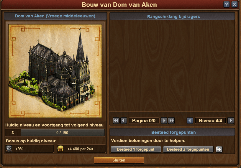 Forge of Empires gebouwen handleiding: Dom van Aken