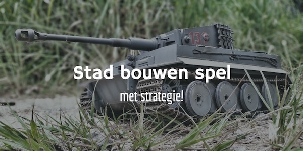 Een stad bouwen spel met strategie